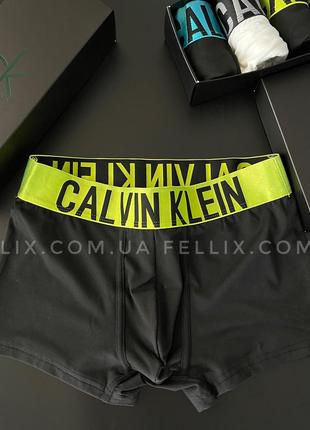 Боксерки мужские calvin klein intense мужские трусы набор кельвин кляйн, 5шт.  fellix боксерки calvin8 фото