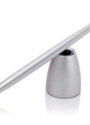 Ручка з підставкою lexon scribalu, сіра