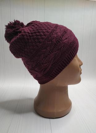 Шапка на подкладке 2-6мес h&m