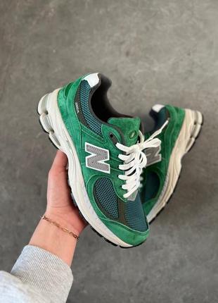 New balance 2002r "forest green" кроссовки