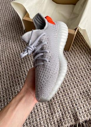 Кроссовки серые adidas yeezy 3506 фото