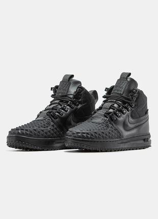 Зимові чоловічі nike lunar force 1 duckboot хутро1 фото