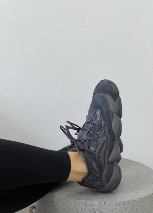 Кроссовки adidas yeezy 500 utility black4 фото