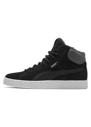 Зимние кроссовки puma corduroy black.
