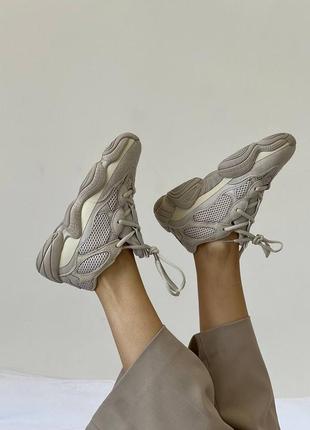 Унисекс кроссовки adidas yeezy 500 blush5 фото