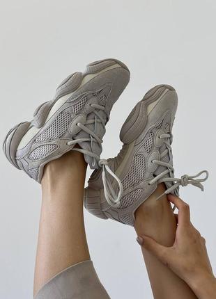 Унисекс кросівки adidas yeezy 500 blush