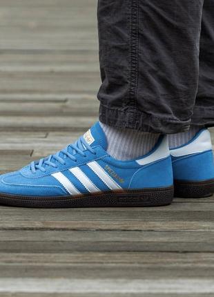 Шикарные стильные кроссовки "adidas spezial blue"