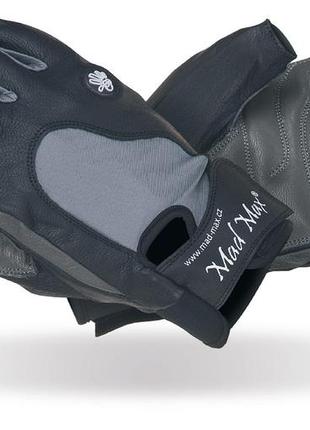 Рукавички для фітнесу спортивні тренувальні для тренажерного залу madmax mfg-820 black/cool grey xl ku-22