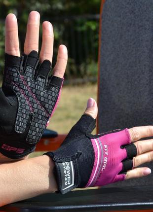 Перчатки для фитнеса спортивные тренировочные для тренажерного зала power system ps-2920 pink xs va-337 фото