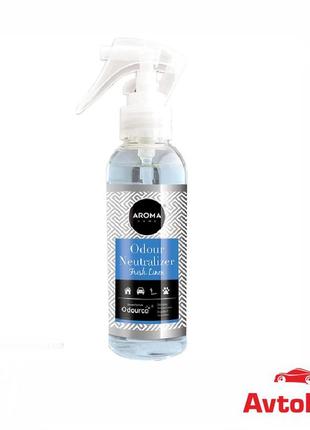 Ароматизатор нейтралізатор запаху aroma home odour neutralizer spray fresh linen свіже білизна 92851