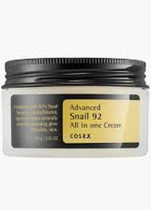 Крем із муцином равлика cosrx advanced snail 92 all in one cream 100 мл