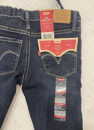 Джинсы levis новые на девочку на рост 128-134 см3 фото