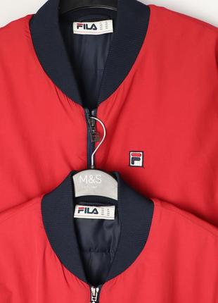 Демисезонный бомбер куртка fila big logo оригинал [ m,l, xl,xxl ]3 фото