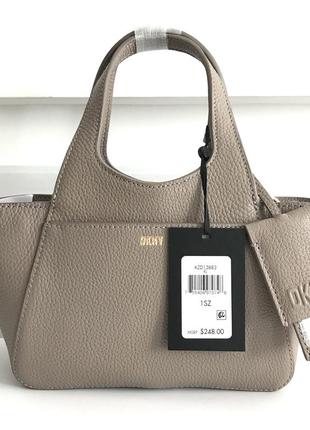 Сумка кожаная dkny the mini effortless tote bag kzd13883 оригинал7 фото