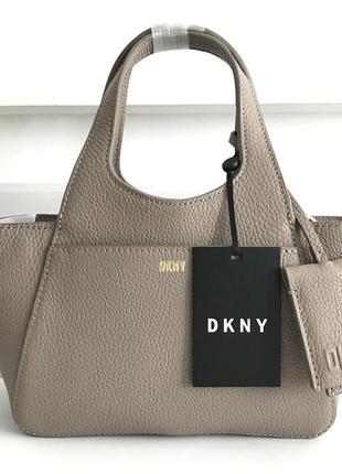 Сумка кожаная dkny the mini effortless tote bag kzd13883 оригинал6 фото