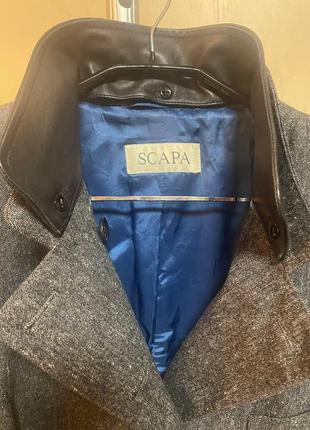 Удлиненный пиджак из шерсти scapa3 фото