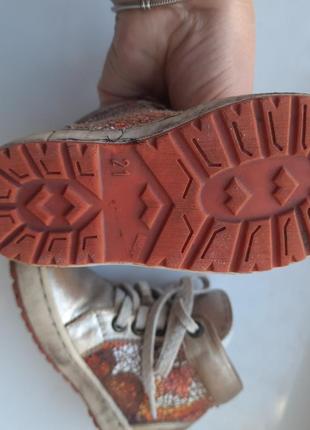 Дитячі ботиночки черевички шкіряні. 21р4 фото