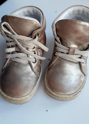 Дитячі ботиночки черевички шкіряні. 21р3 фото