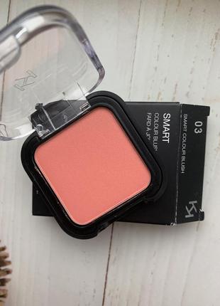 Персикові румяна kiko milano smart blush
