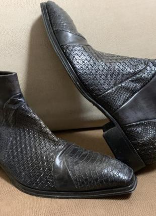 Ghost ботинки ковбої шкіра нові італія ексклюзив оригінал