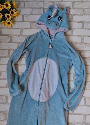 Махрове кігурумі піжама єдиноріг F&F шорти для сну