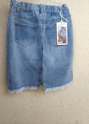 Джинсовая юбка 5