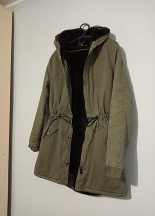 Курточка парка xs зимова тепленька