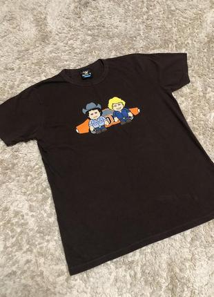 Футболка с принтом, размер л