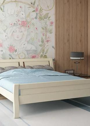 Деревянная двуспальная кровать «селена» 180*200