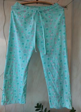 Штани домашні, піжвма бабовна, великий розмір