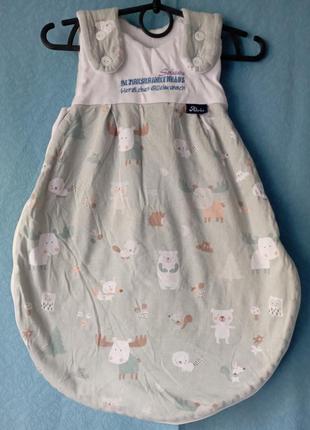 Спальний мішок утеплений для новонароджених alvi 0-3m/50-56