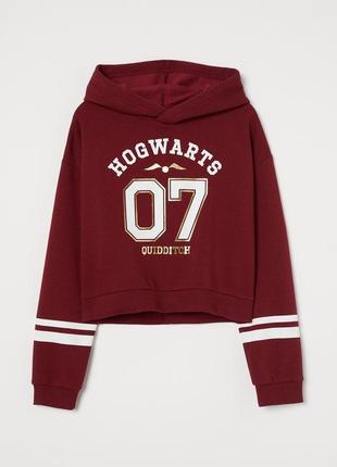 Укороченное худи h&amp;m harry potter hogwarts