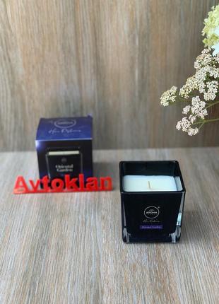 Ароматическая свеча aroma home black series candles - восточный сад 155гр. 83512 oriental garden