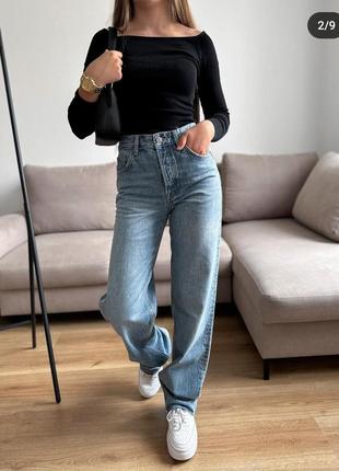 Джинси-бойфренди zw zara woman jeans