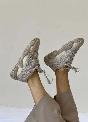 Adidas yeezy 500 blush1 фото