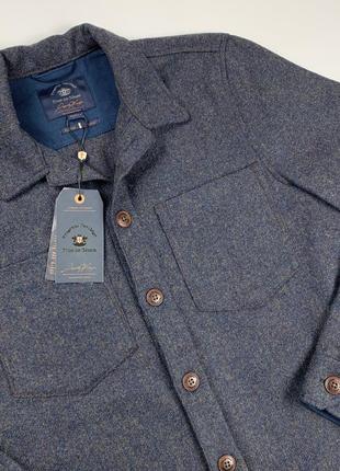 Blue de genes wool overshirt овершорт