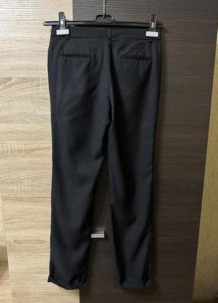 Черные брюки брюки классические прямые шерстяные шерсяные massimo dutti 364 фото
