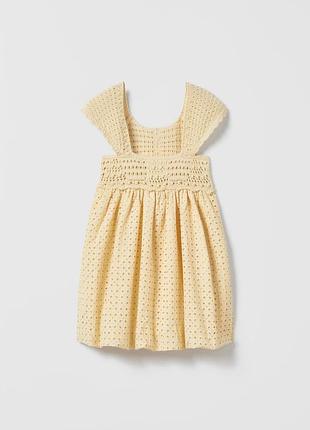 Трикотажное платье (сарафан) zara 4