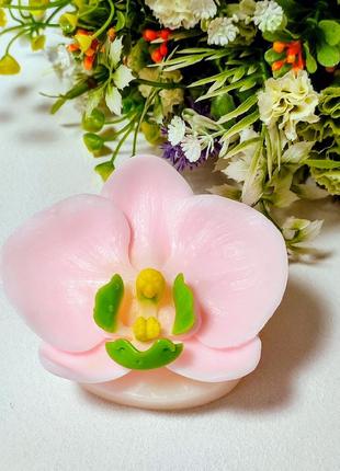 Набор мыла ручной работы, орхидея, роза и магнолия.3 фото