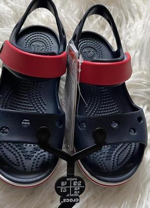 Сандалії дитячі crocs crocband sandal kids , розмір с9, с10.5 фото