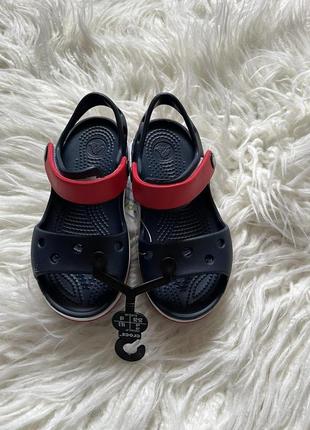 Сандалії дитячі crocs crocband sandal kids , розмір с9, с10.8 фото