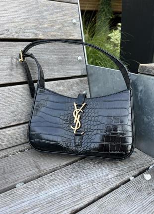 Сумка yves saint laurent hobo croco 🖤1 фото