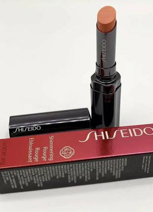 Губна помада shiseido shimmering rouge lipstick № or316
