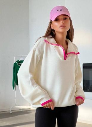 Свитер с замочком