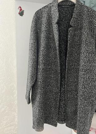 Крутое пальто кардиган батал marks & spenser