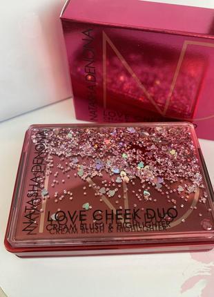 Палетка румʼян natasha denona love cheek duo 14,5g2 фото