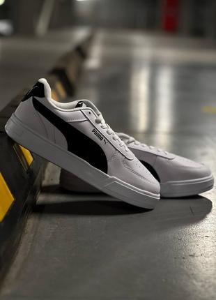 Мужские кеды puma ca pro white black.5 фото