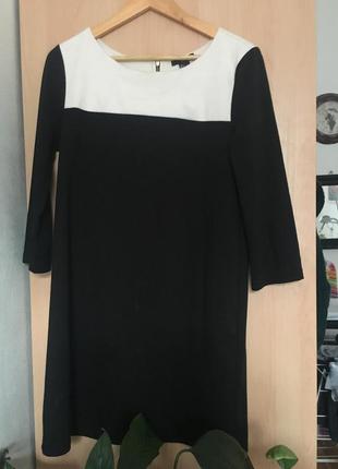 Плаття прямого крою двохколірне № 49