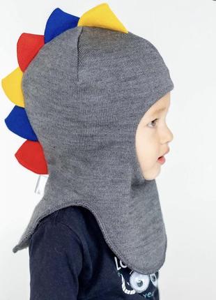 Шапка шлем на 4-6 лет
