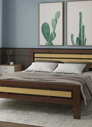Деревянная двуспальная кровать «роял» 160х2003 фото
